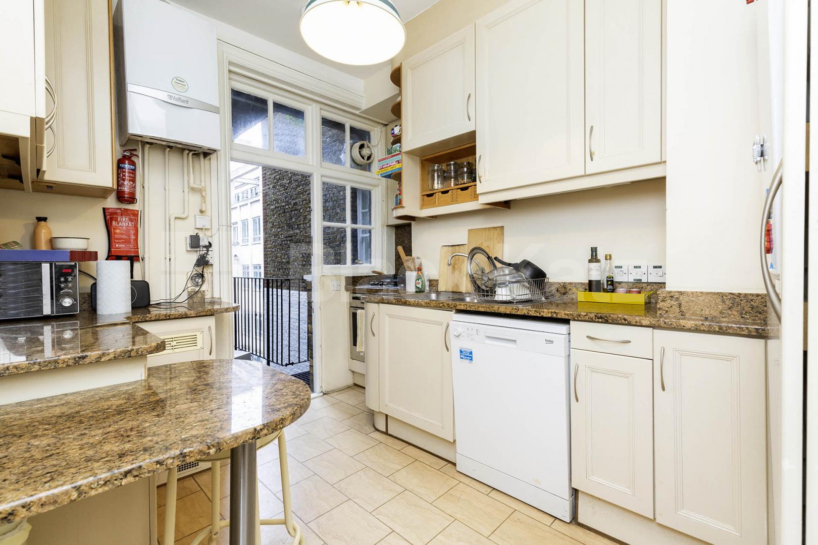 Three double bedrooms, two bathrooms, high ceilings and a spacious lounge. Melcombe Court, Dorset Square, Baker Street